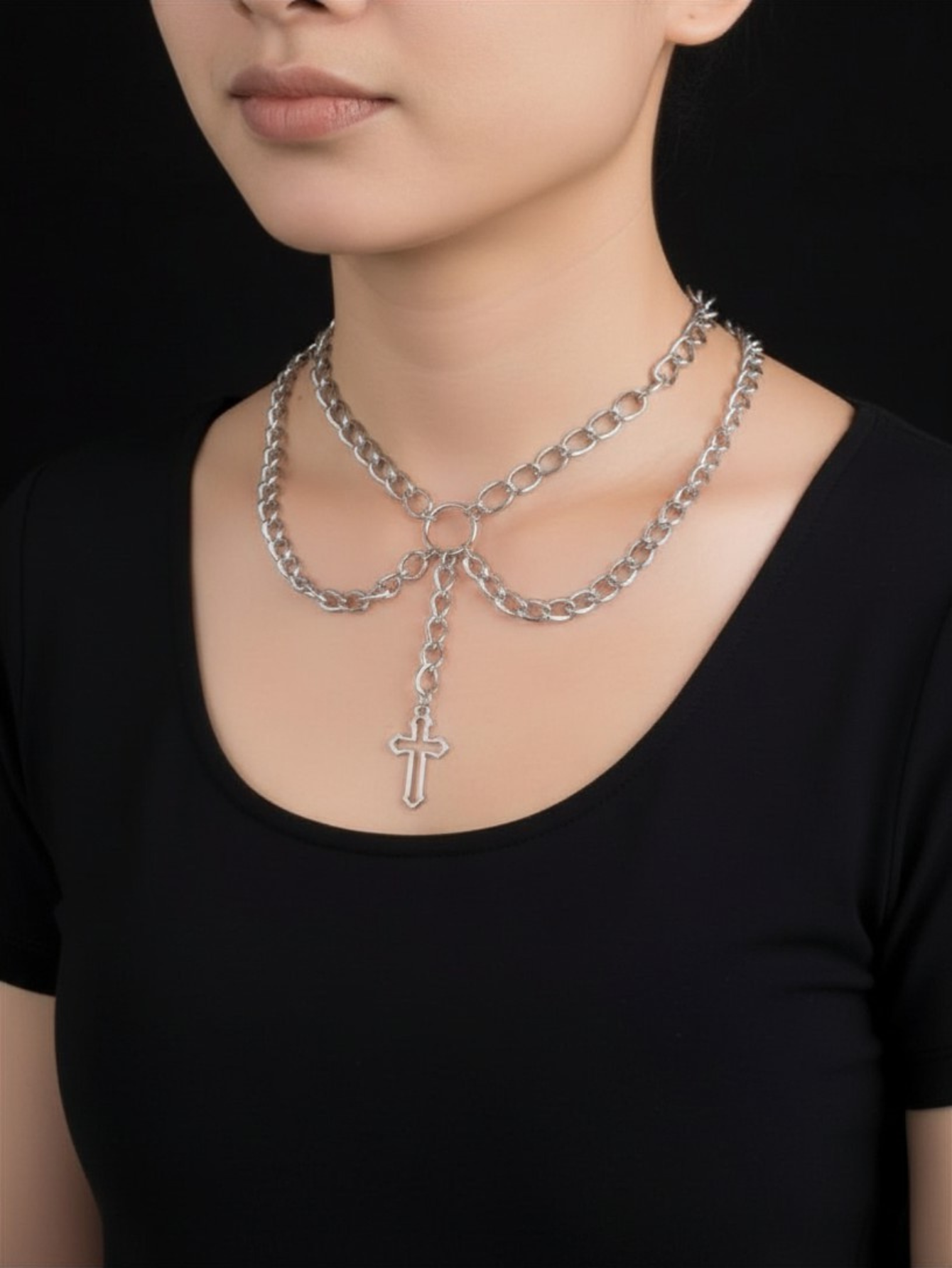 Cross Chain Necklace