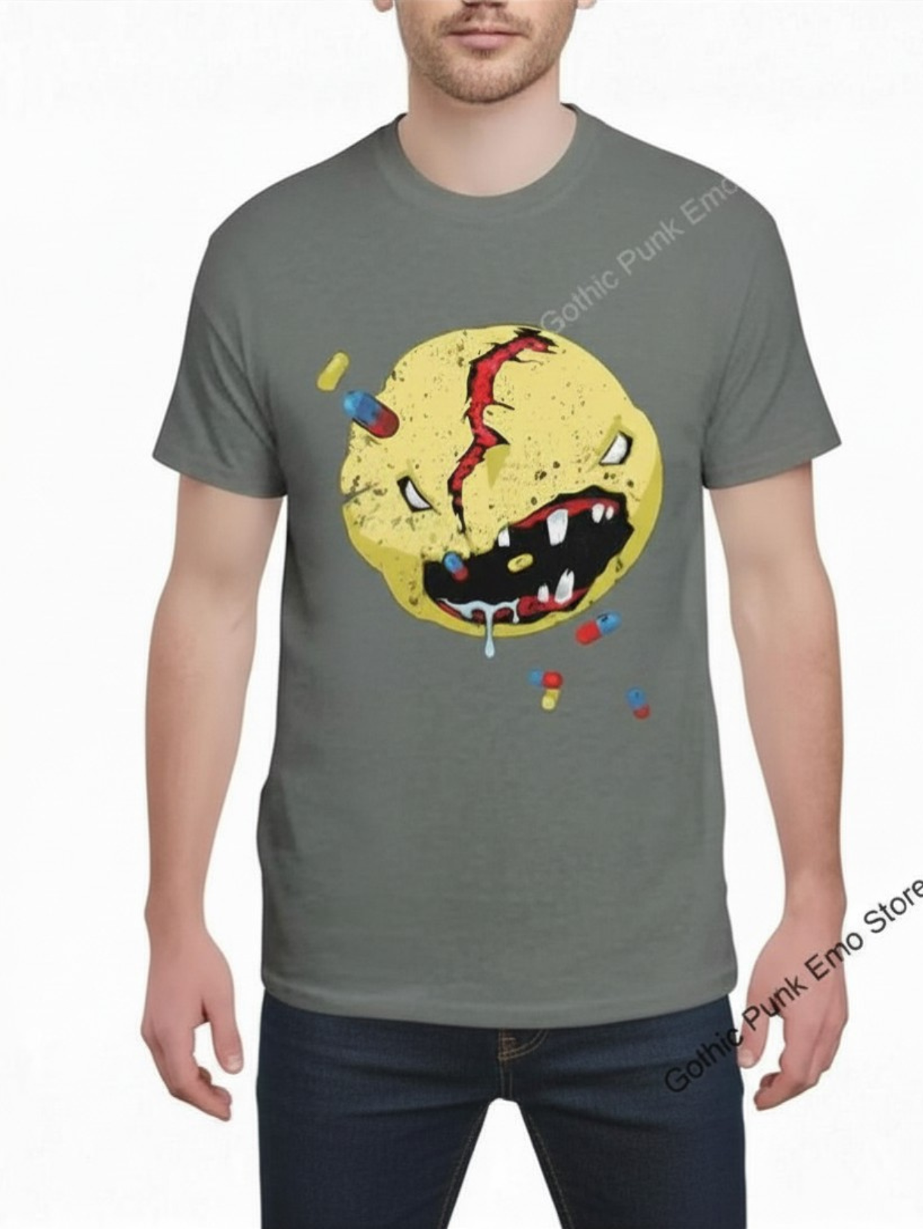 Cyberpunk 2077 Male V 100% Cotton T-Shirt