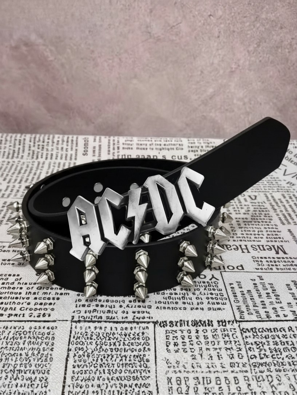 ACDC Rock Tree Spiked Belt