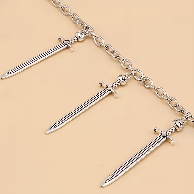 Sword Knife Pants Chain