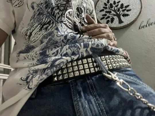 Pyramid Studded Belt