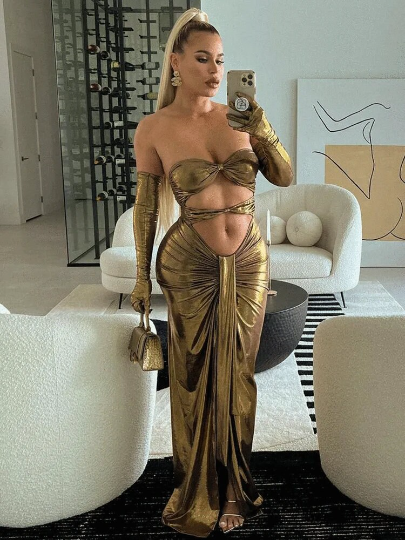 Gold Cleopatra Dress