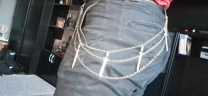 Sword Knife Pants Chain