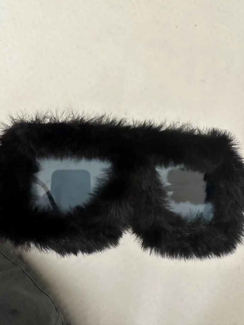 Fur Winter Sunglasses
