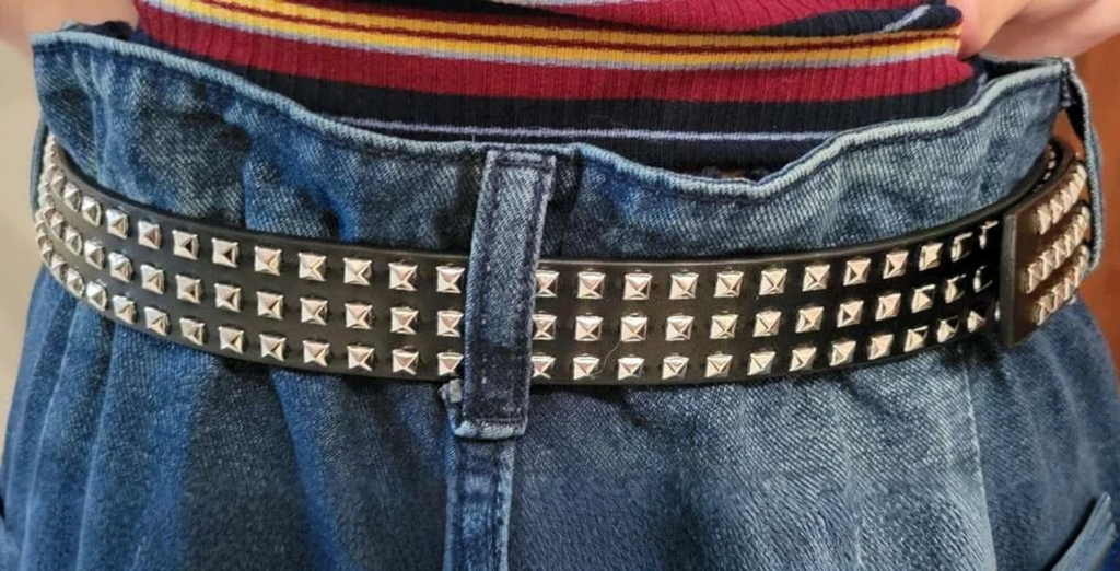 Rivet Studded Belt Western Belt