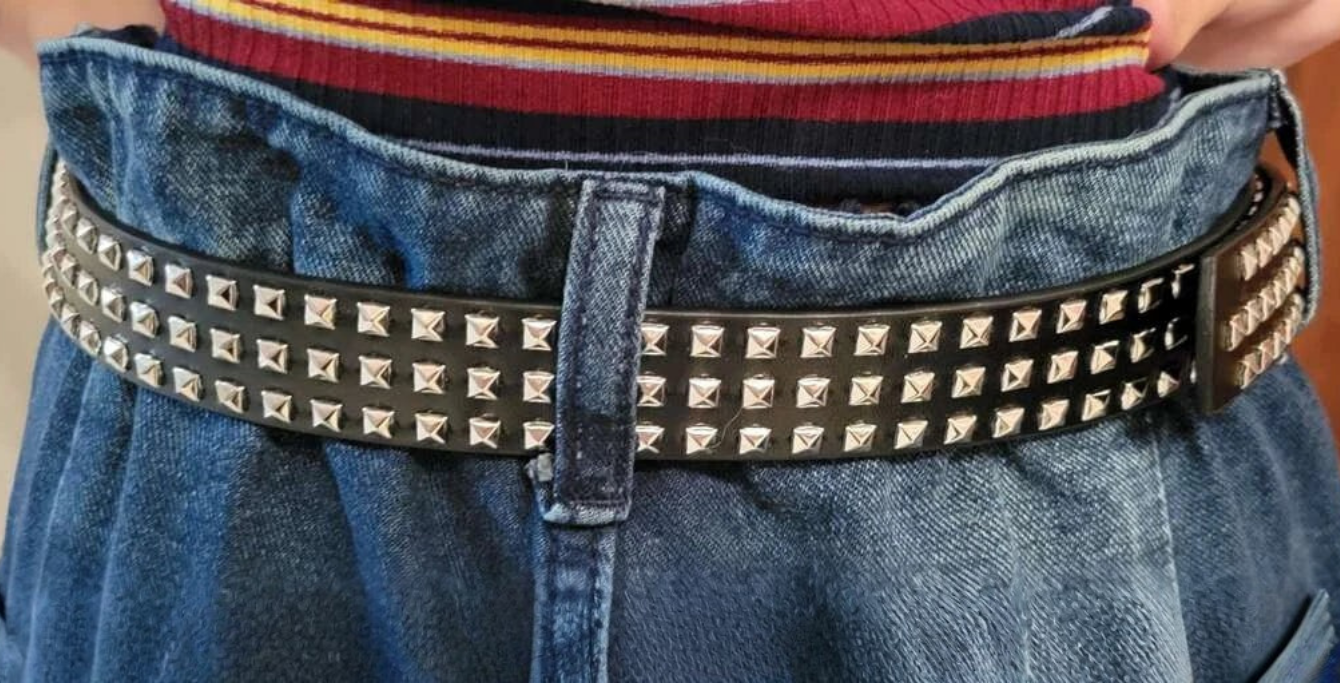 Rivet Studded Belt Western Belt