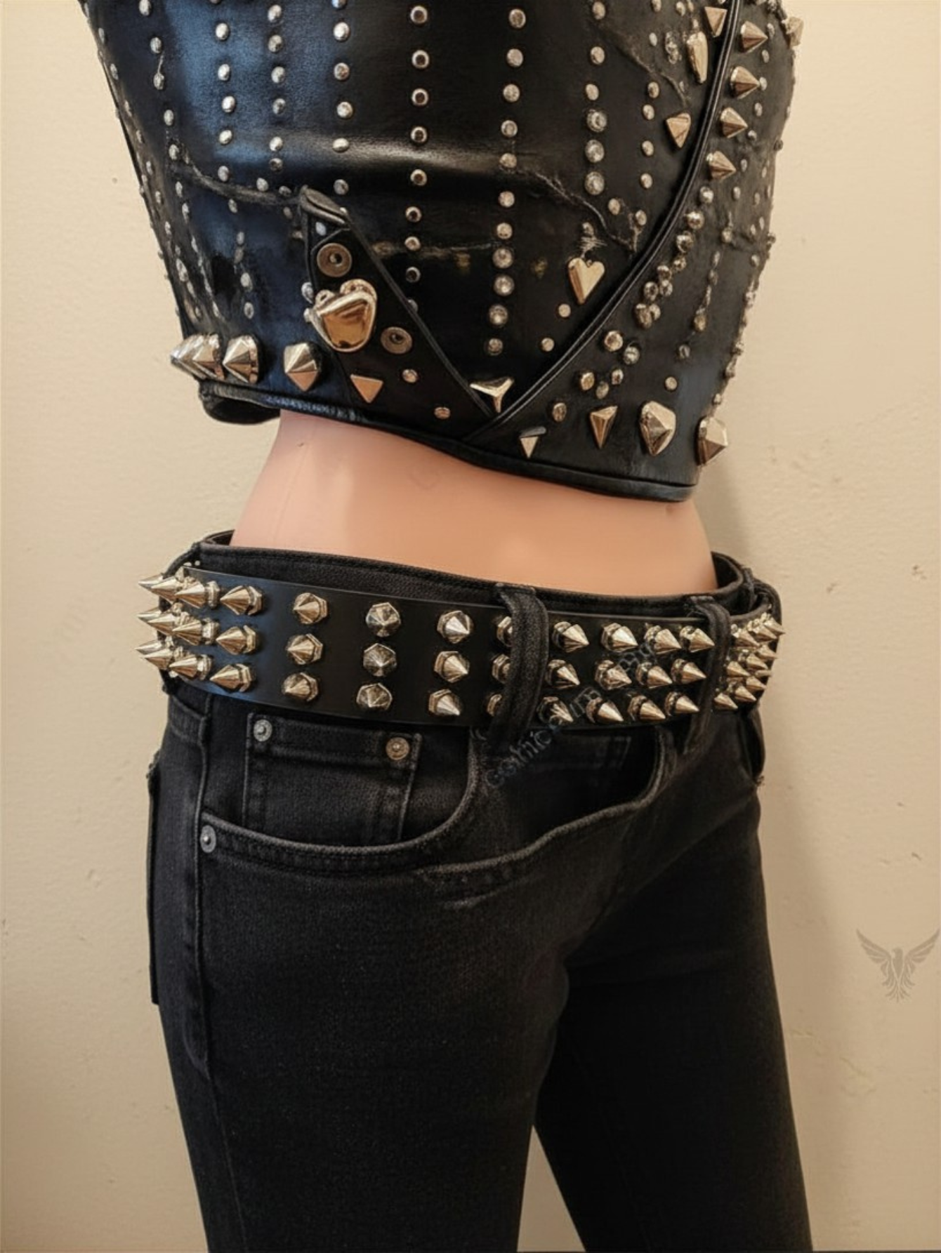 Gothic Punk Spiked Belt