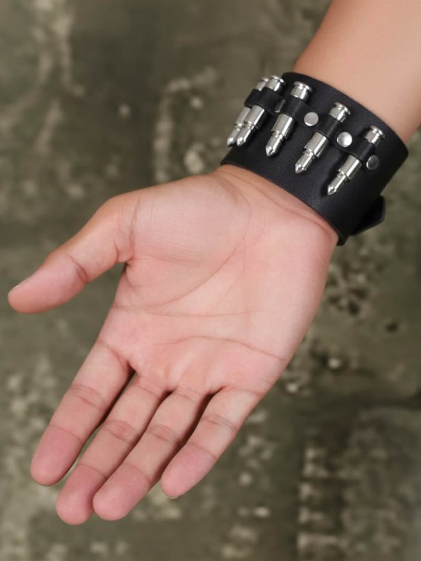 Bullet Bracelet Punk ,Tactical Gun
