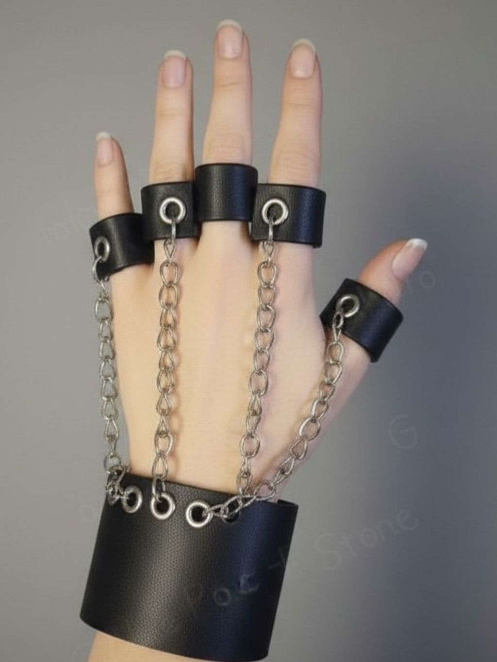 Chain Ring Bracelet Glove