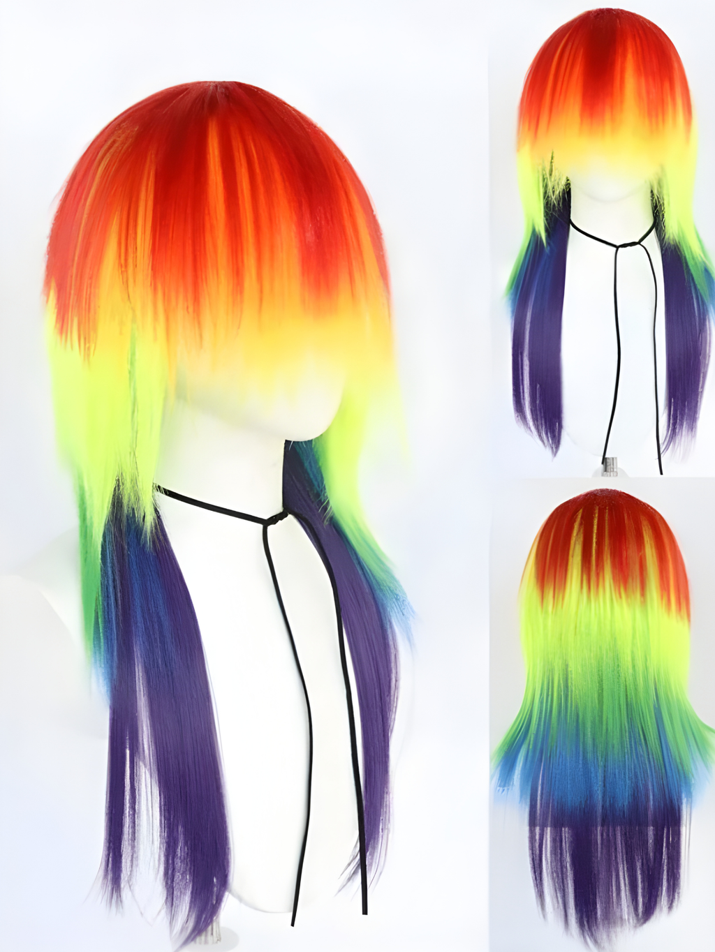 Rainbow Drag Queen Cosplay Wig