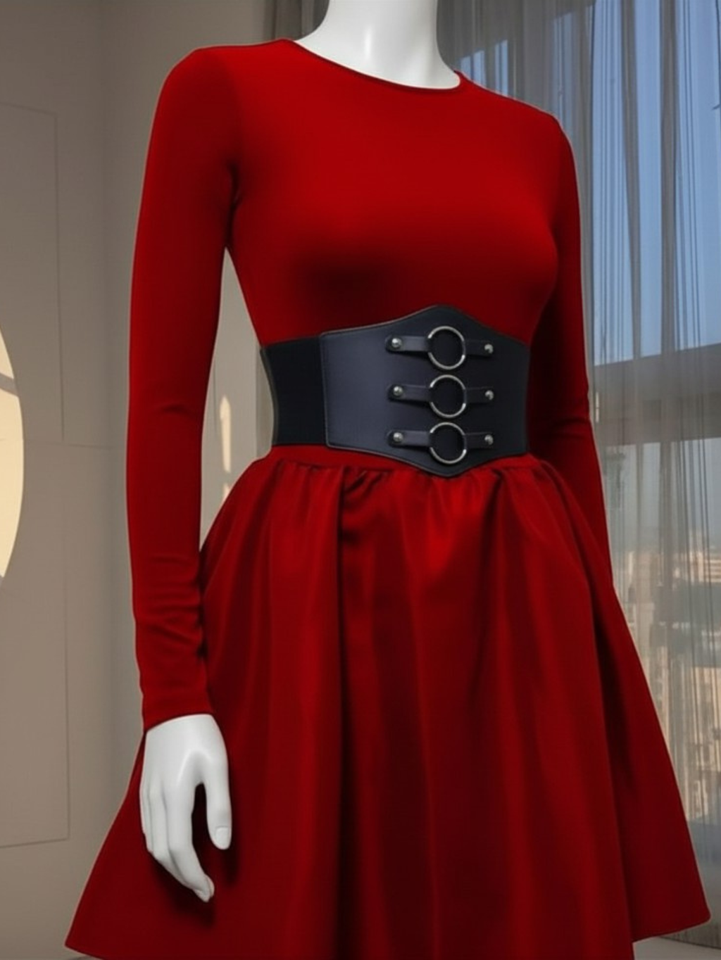 O Ring Corset Harness Belt