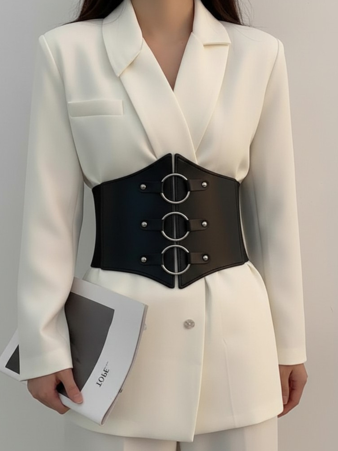 Heart Ring Corset Harness Belt