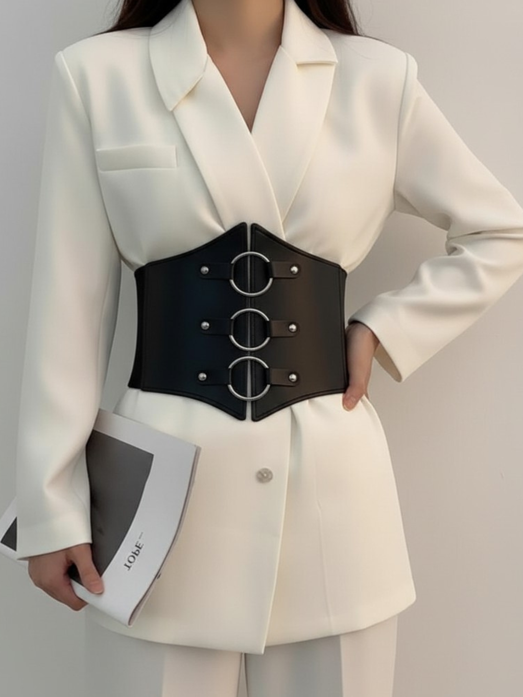 Heart Ring Corset Harness Belt