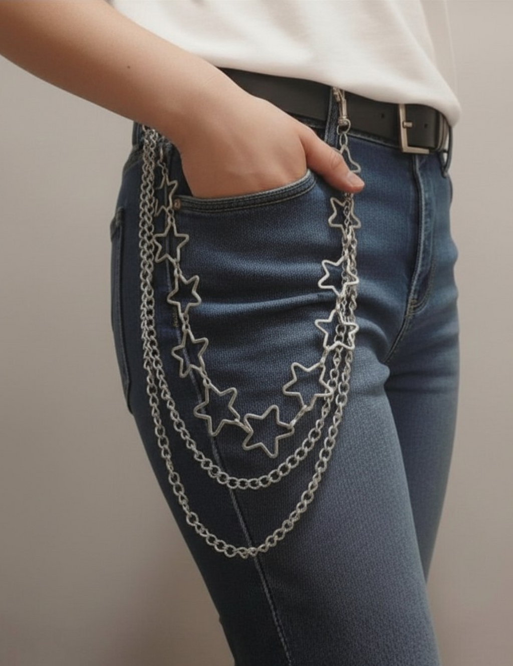 Star Astrology Pants Chain
