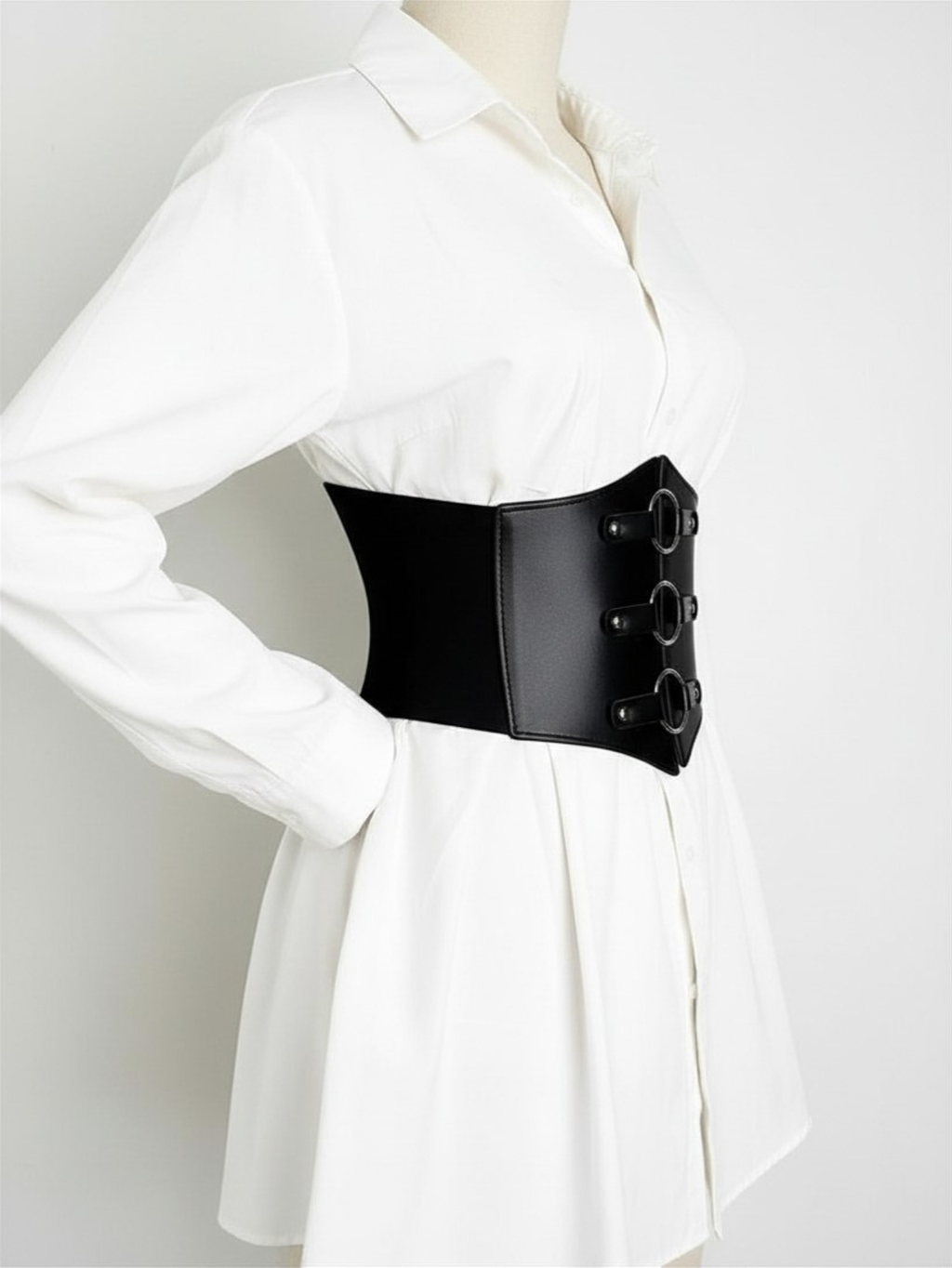 O Ring Corset Harness Belt