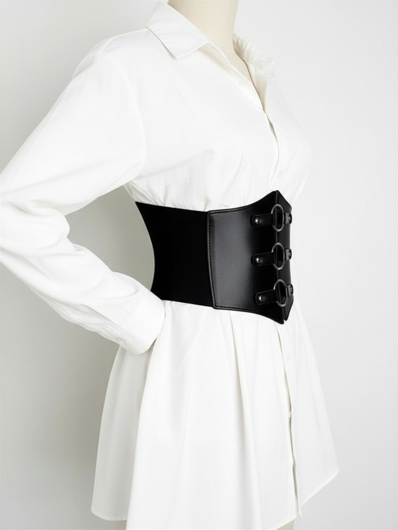 O Ring Corset Harness Belt