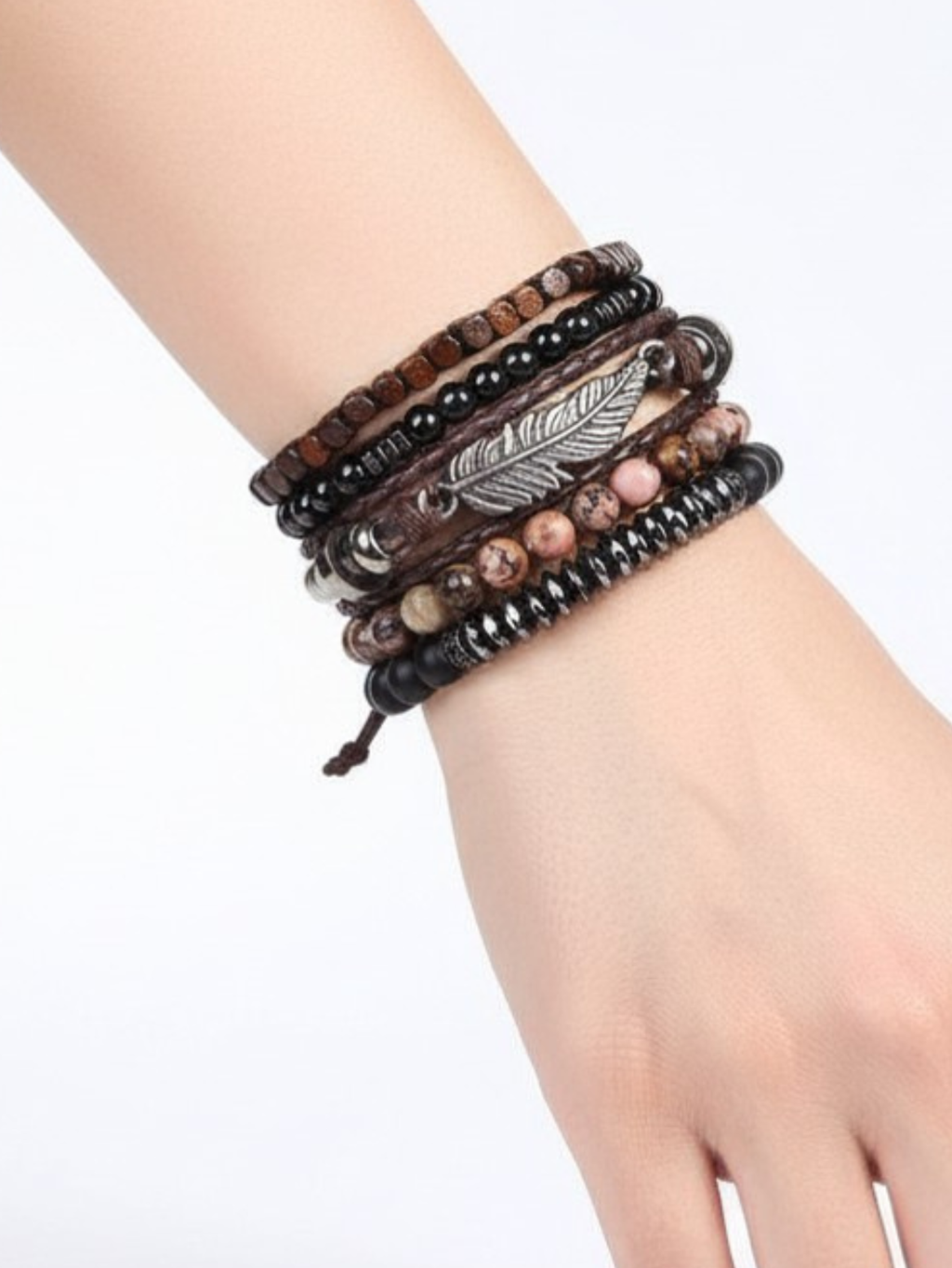 Boho Bead Bracelet Set