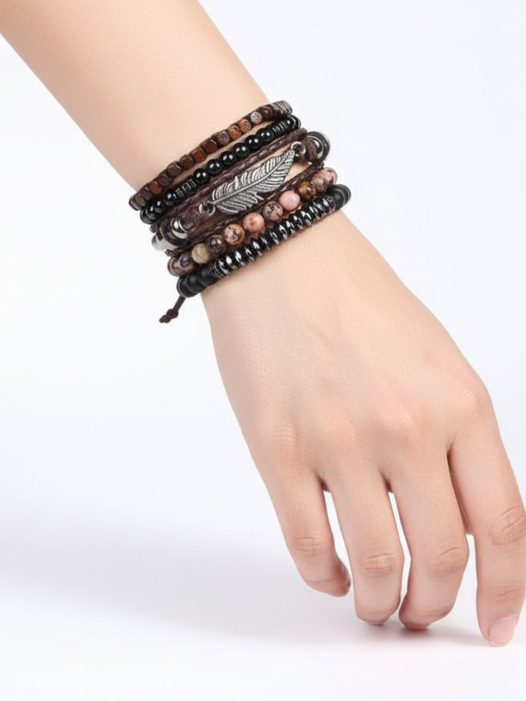 Boho Bead Bracelet Set