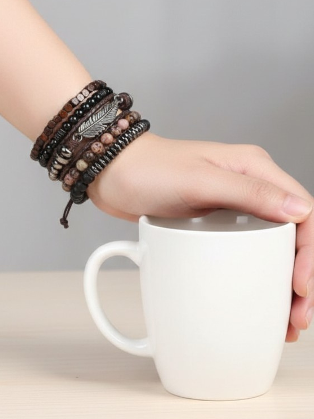 Boho Bead Bracelet Set