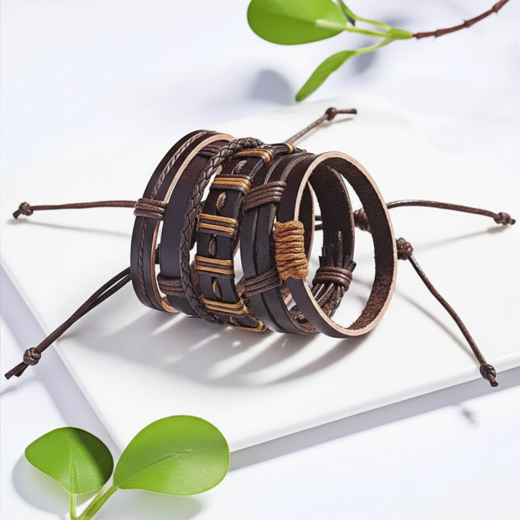 Brown Bracelet 6pc Set