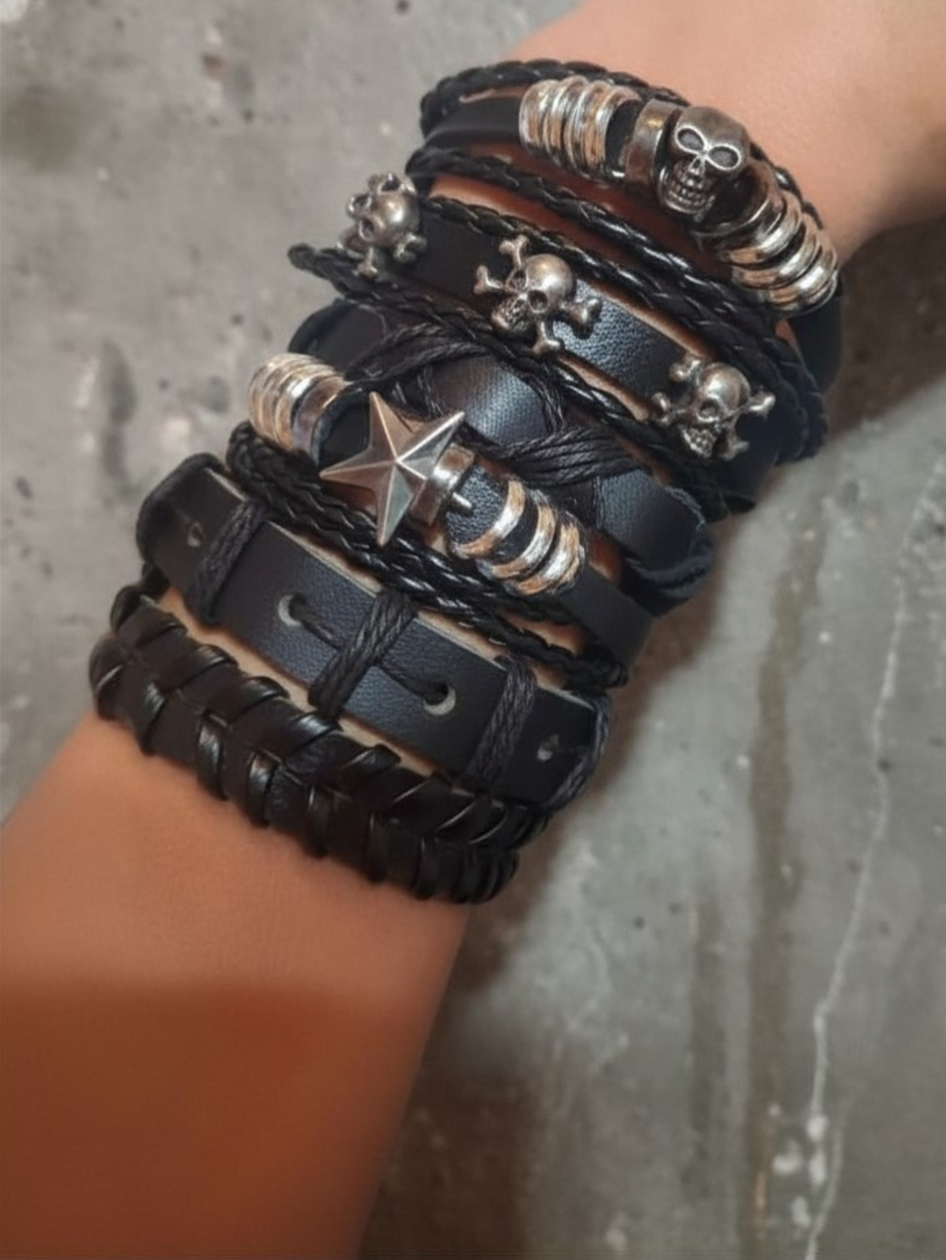 Gothic Bracelet Set