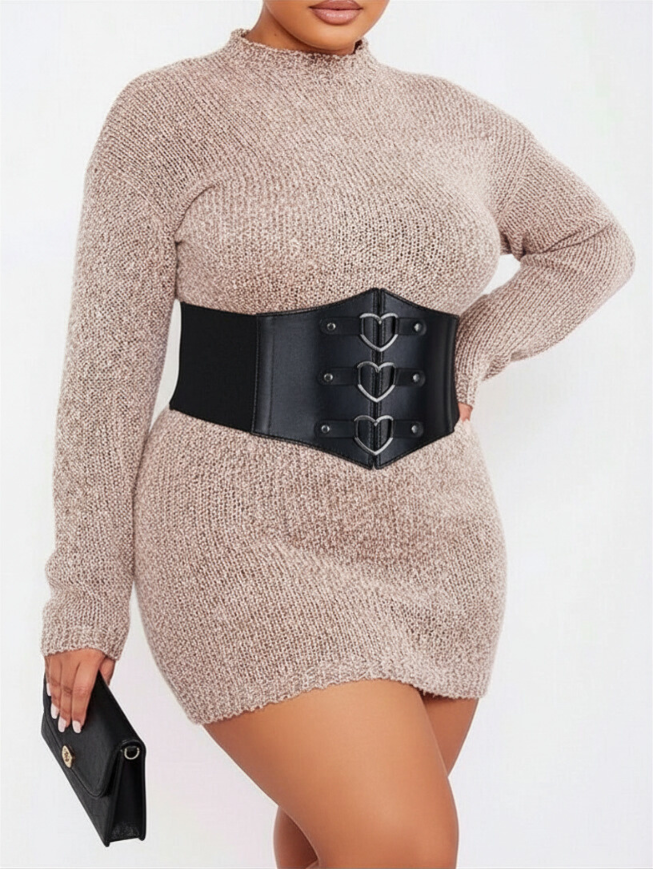 Heart Ring Corset Harness Belt