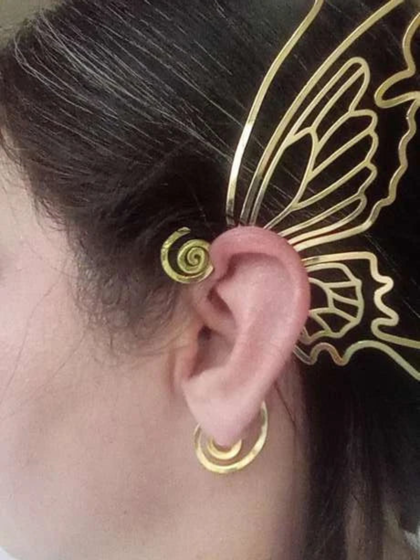Gold Dragon Ear Cuff