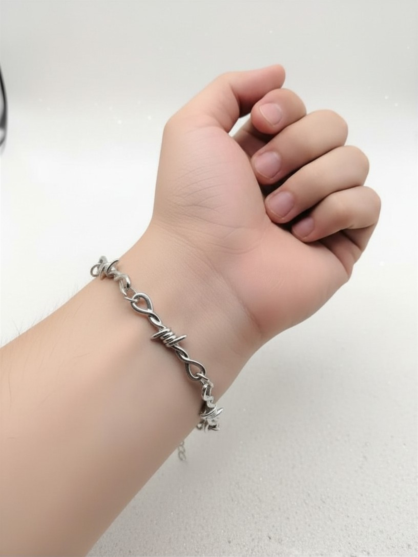 Barbed Wire Chain Necklace