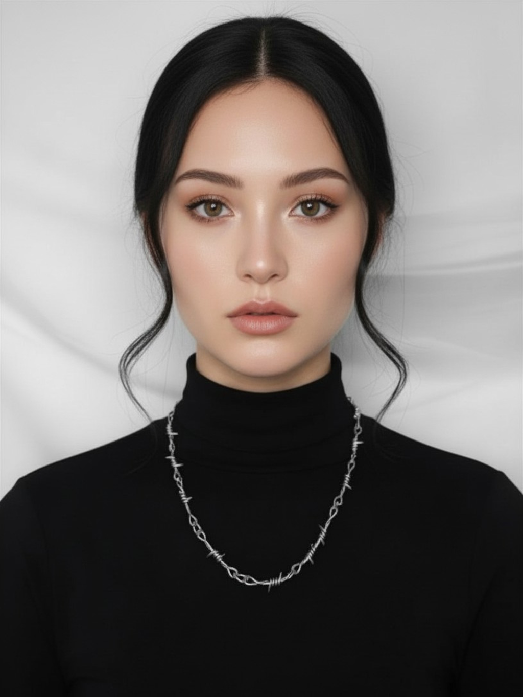 Barbed Wire Chain Necklace