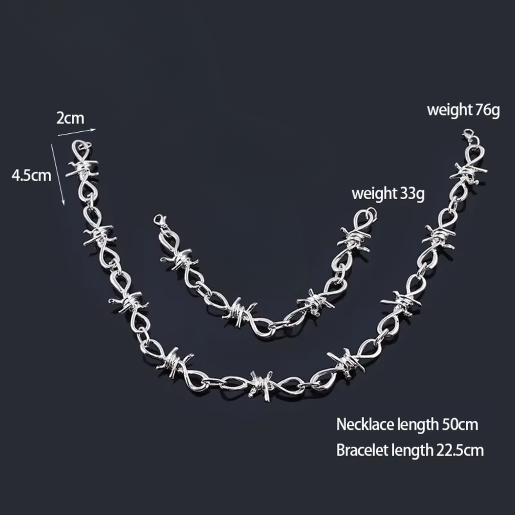 Barbed Wire Necklace