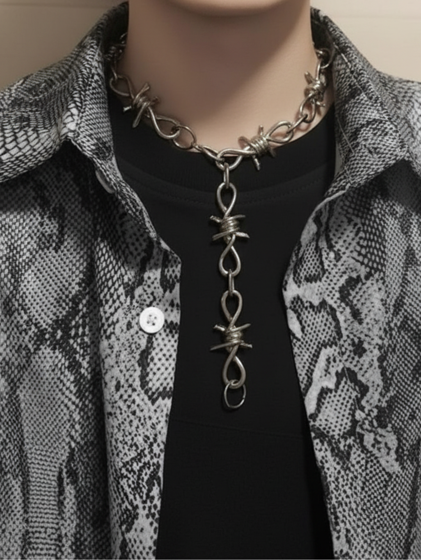 Barbed Wire Necklace