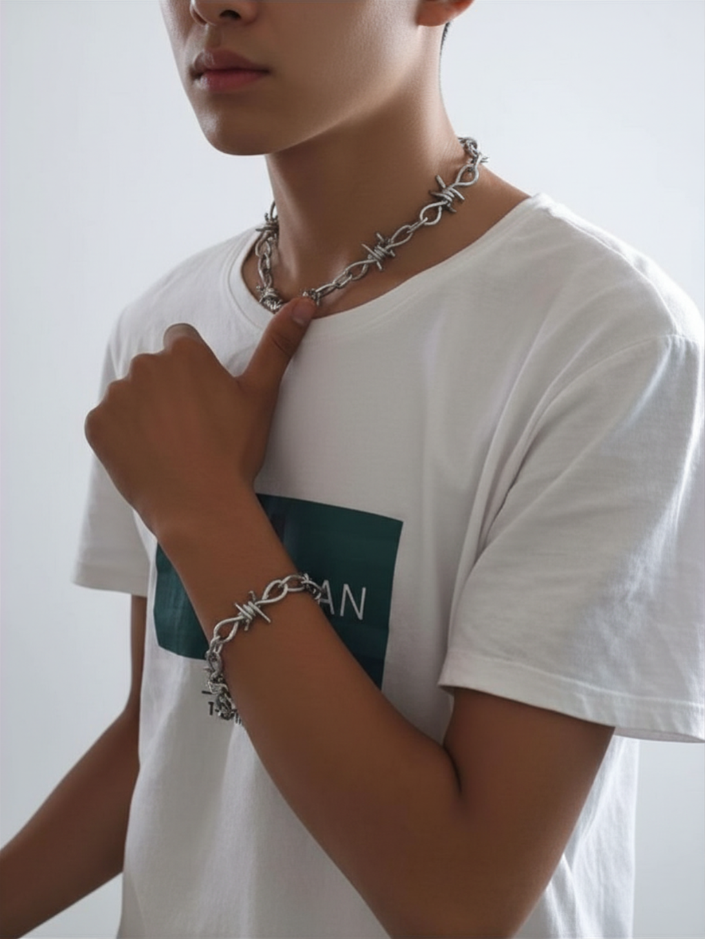 Barbed Wire Necklace