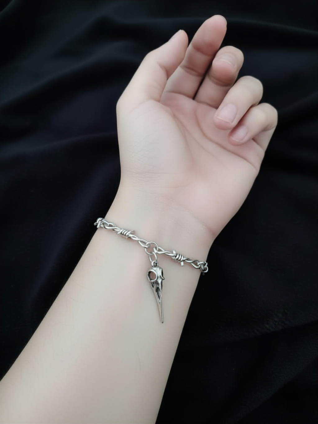 Barbed Wire Plague Doctor Chain Necklace