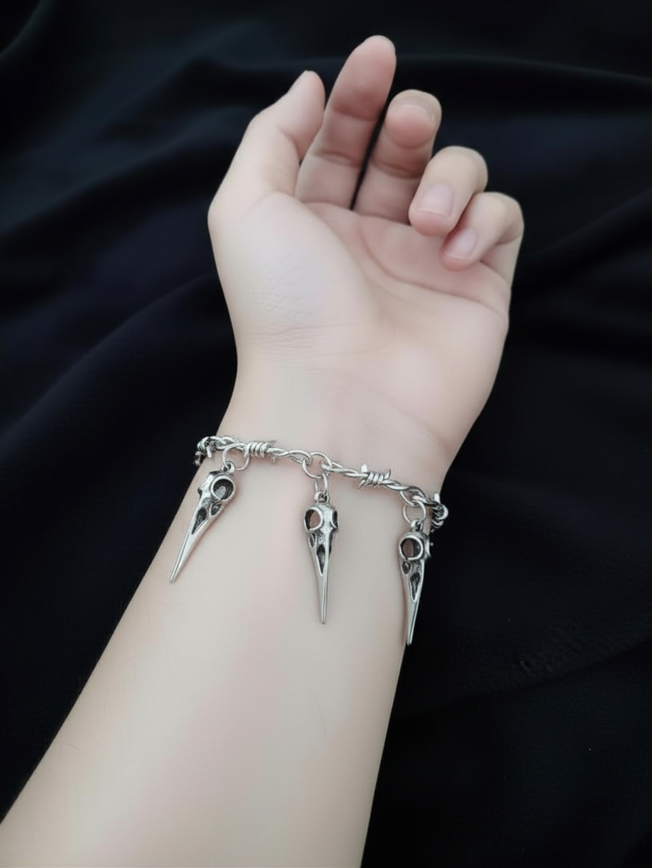 Barbed Wire Plague Doctor Chain Necklace