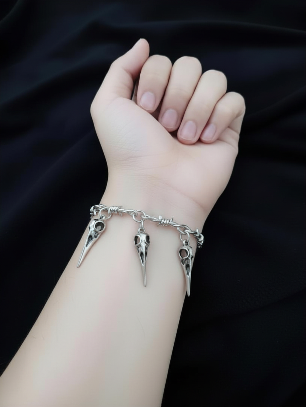Barbed Wire Plague Doctor Chain Necklace