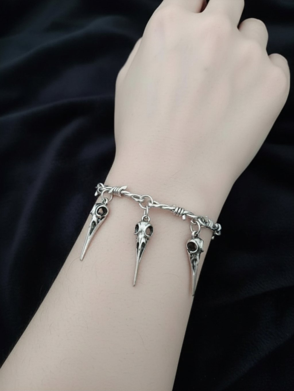 Barbed Wire Plague Doctor Chain Necklace