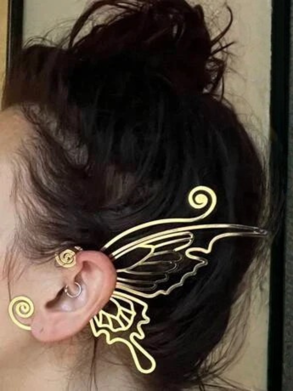 Gold Dragon Ear Cuff