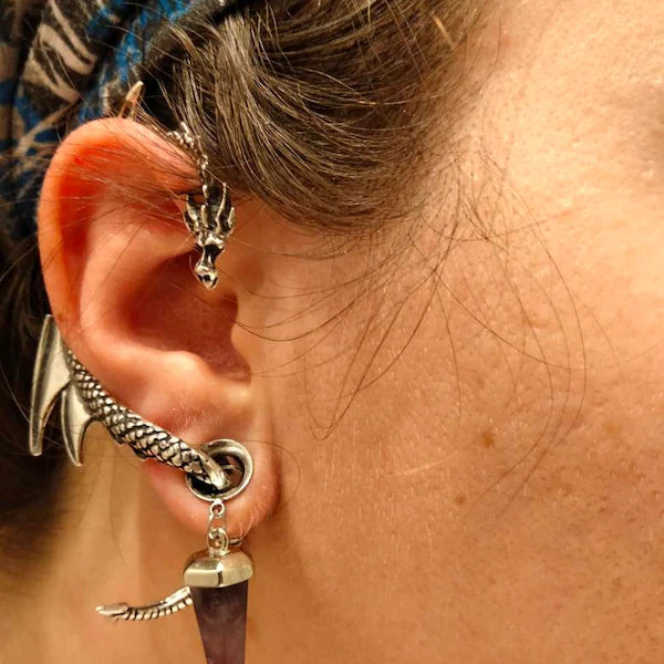 Dragon Earring Punk Y2K