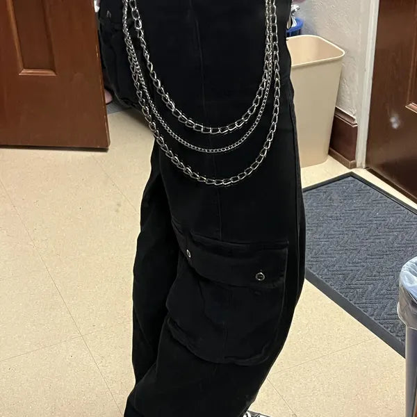 3 Layer O Ring Wallet Chain