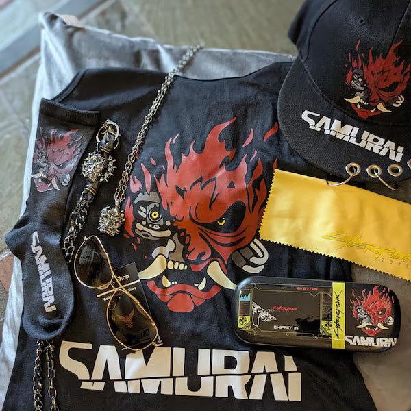 Johnny Silverhand Sunglasses with Case: Cyberpunk 2077