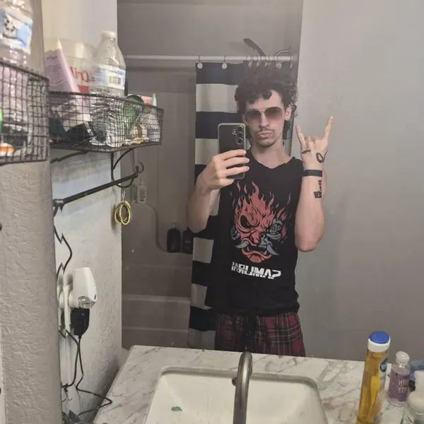 Johnny Silverhand Sunglasses with Case: Cyberpunk 2077