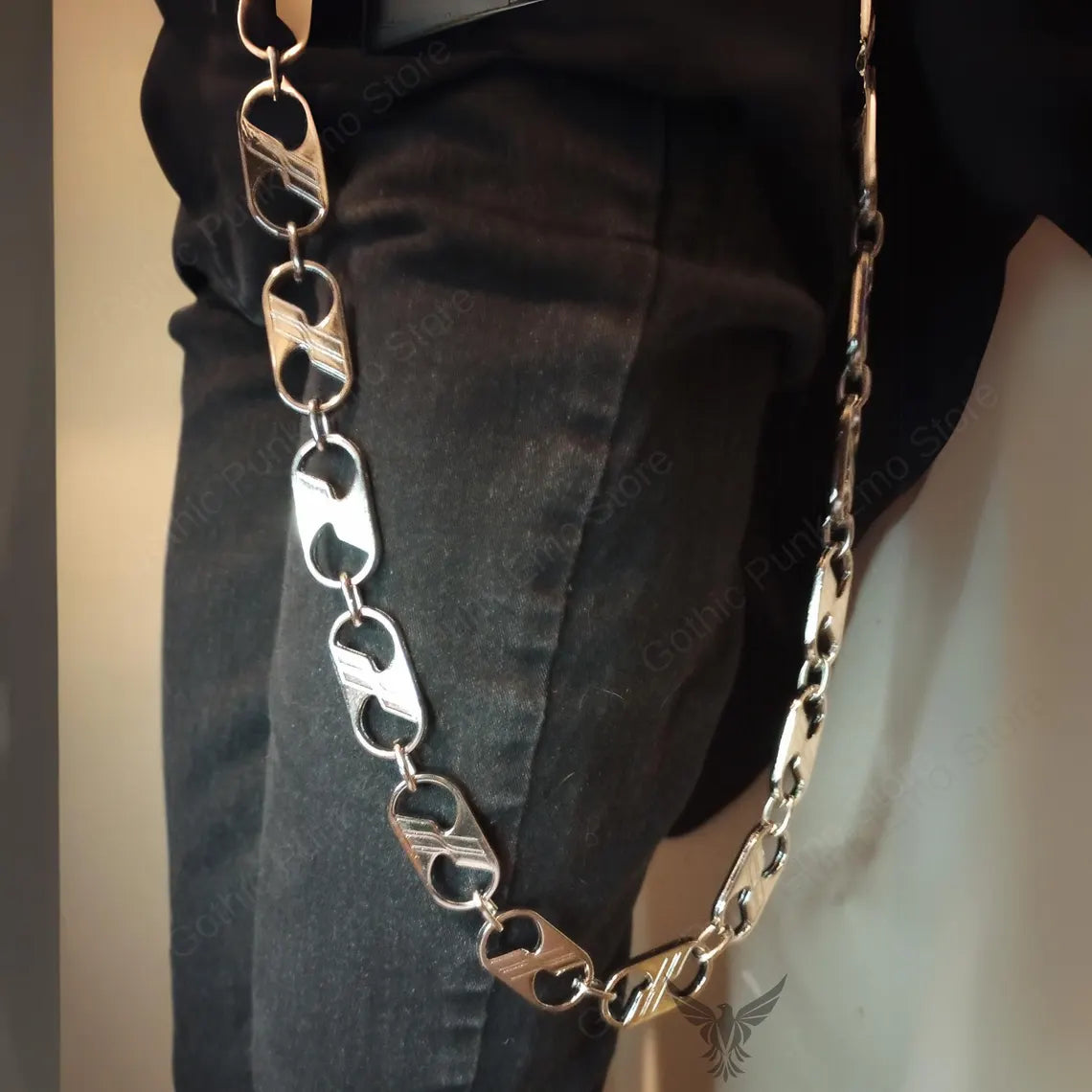 Stainless Steel Bottle Cap Wallet Chain