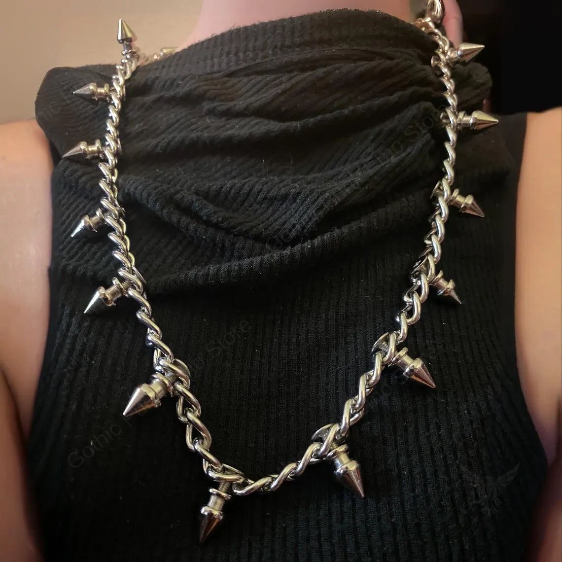 Tree Spiked Necklace