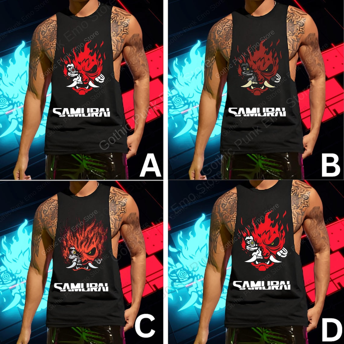 Johnny Silverhand Cyberpunk 2077 Tank Top