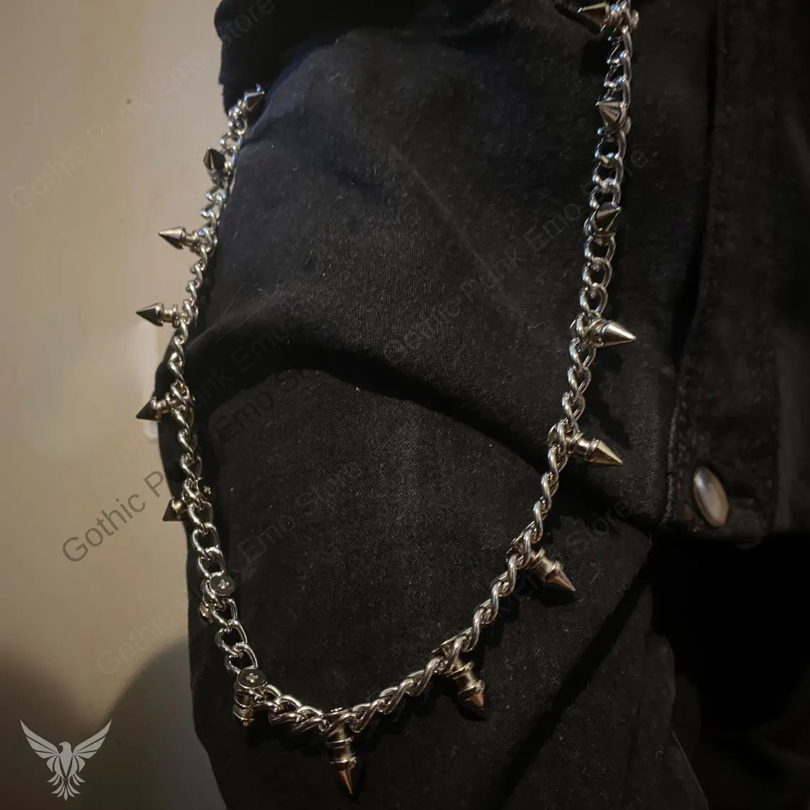 Spiked Gothic Pants Chain