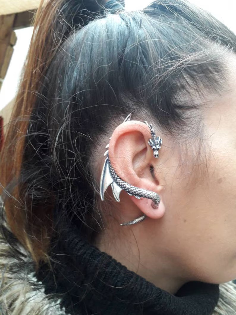 Dragon Earring Punk Y2K