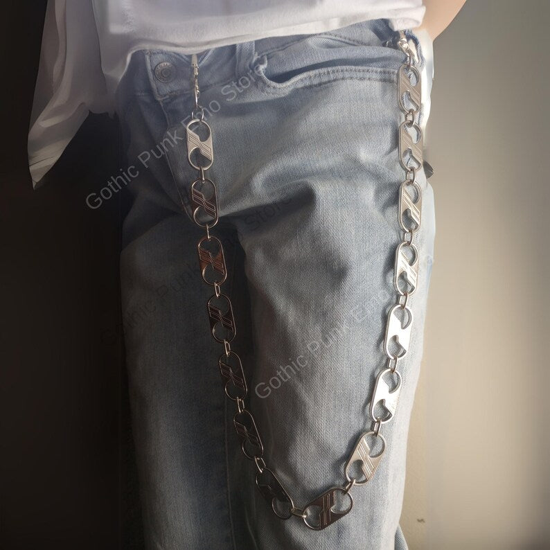 Stainless Steel Bottle Cap Wallet Chain