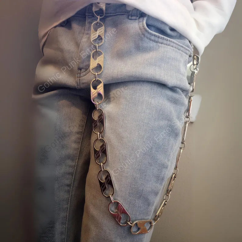 Stainless Steel Bottle Cap Wallet Chain
