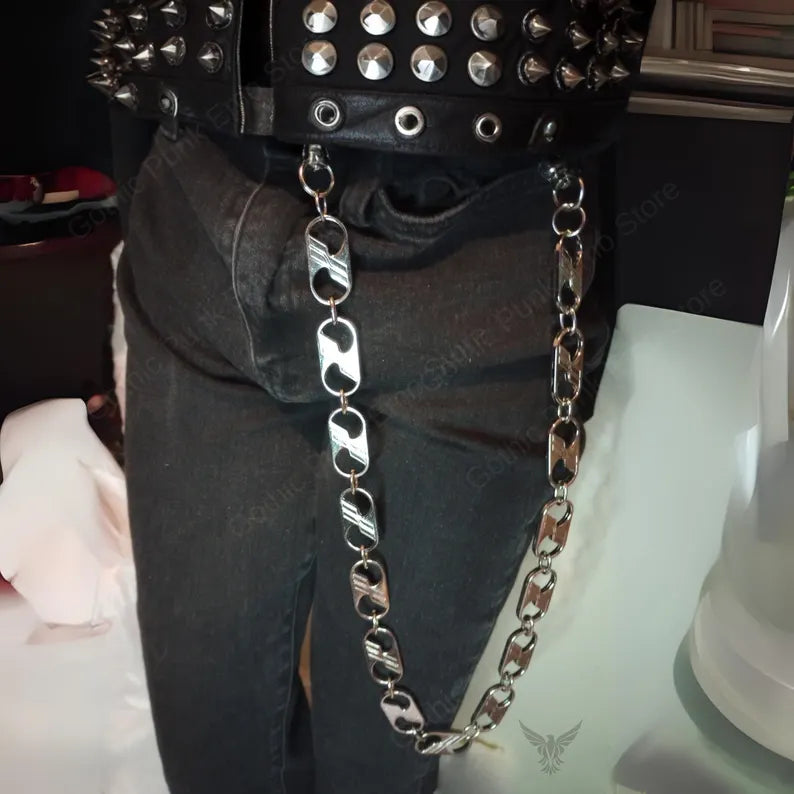 Stainless Steel Bottle Cap Wallet Chain