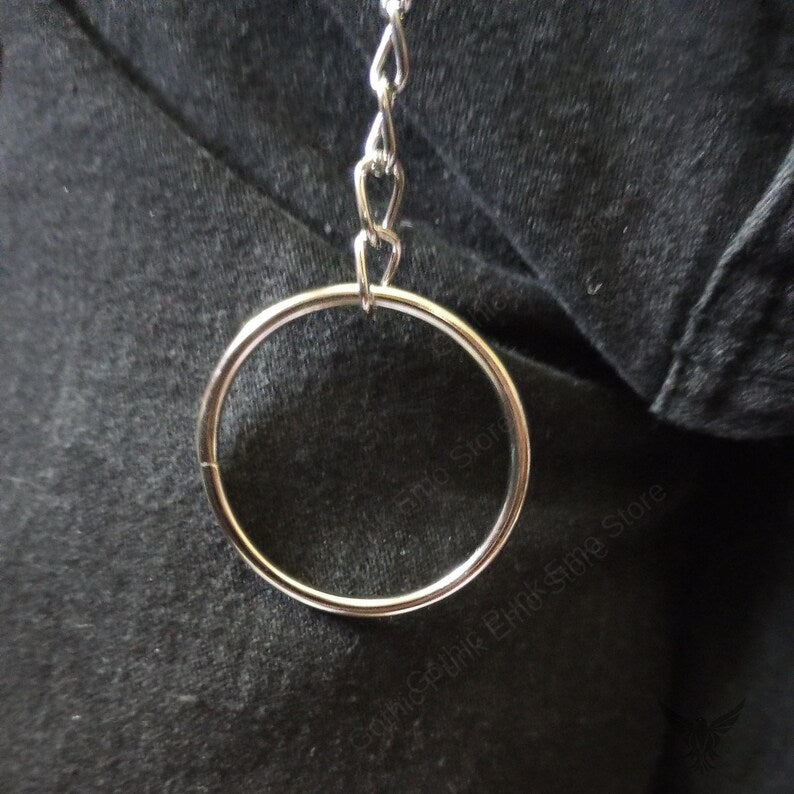Y2K O-Ring Pants Chain